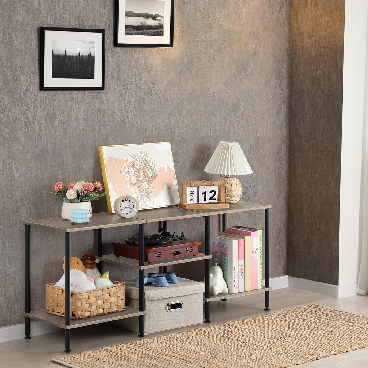 50 Inch Rustic Grey TV Stand C24287