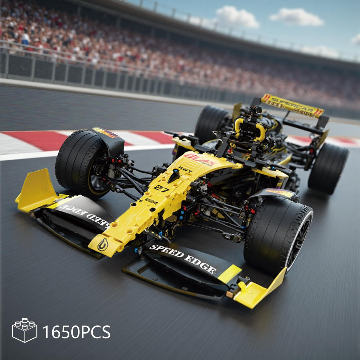 1:8 Scale 1650+ PCS Racing Car Building Kit D29804
