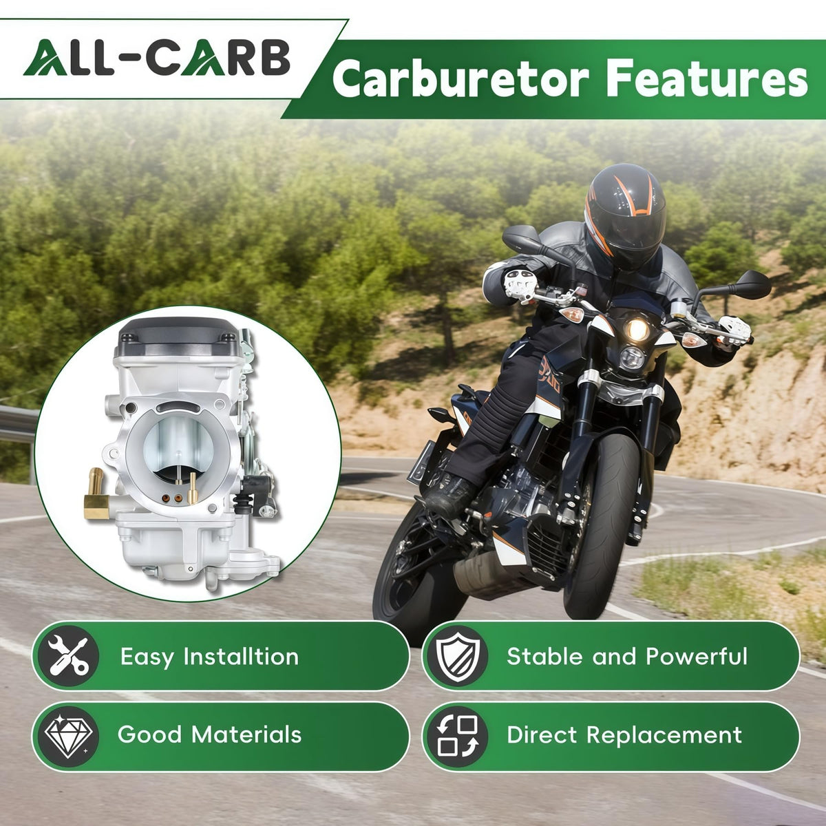 Carburetor 40MM Replacement N301152