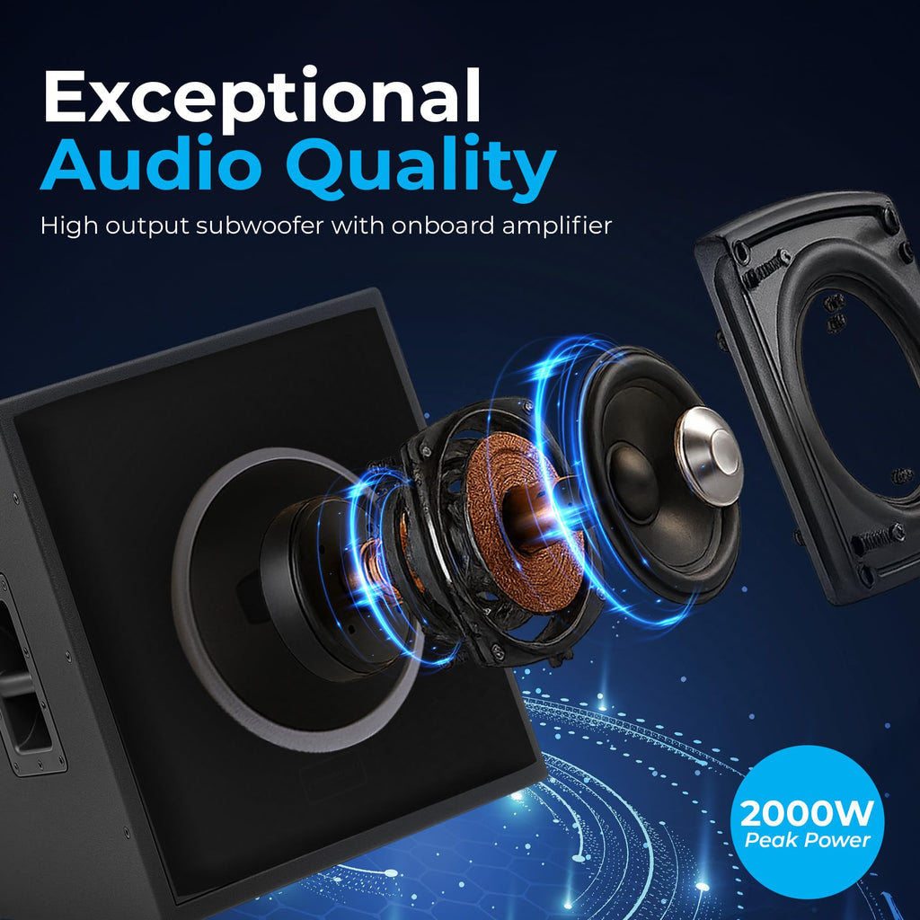 18-Inch Powered Active Subwoofer 2000W Q78882
