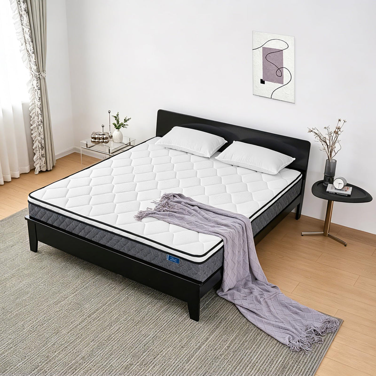 Full Size 12 inch Cooling Hybrid Mattress J573361