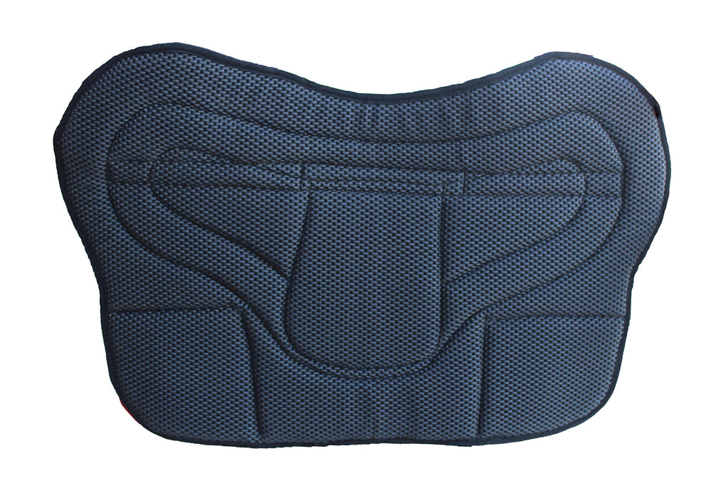 Neoprene Padded Anti-Slip Breathable Bareback Saddle Pad Black N4717