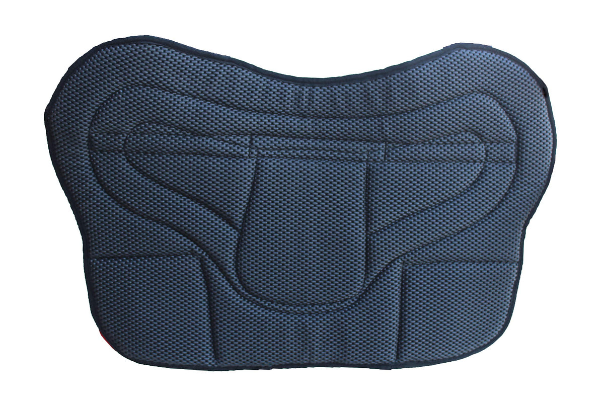 Neoprene Padded Anti-Slip Breathable Bareback Saddle Pad Black N4717