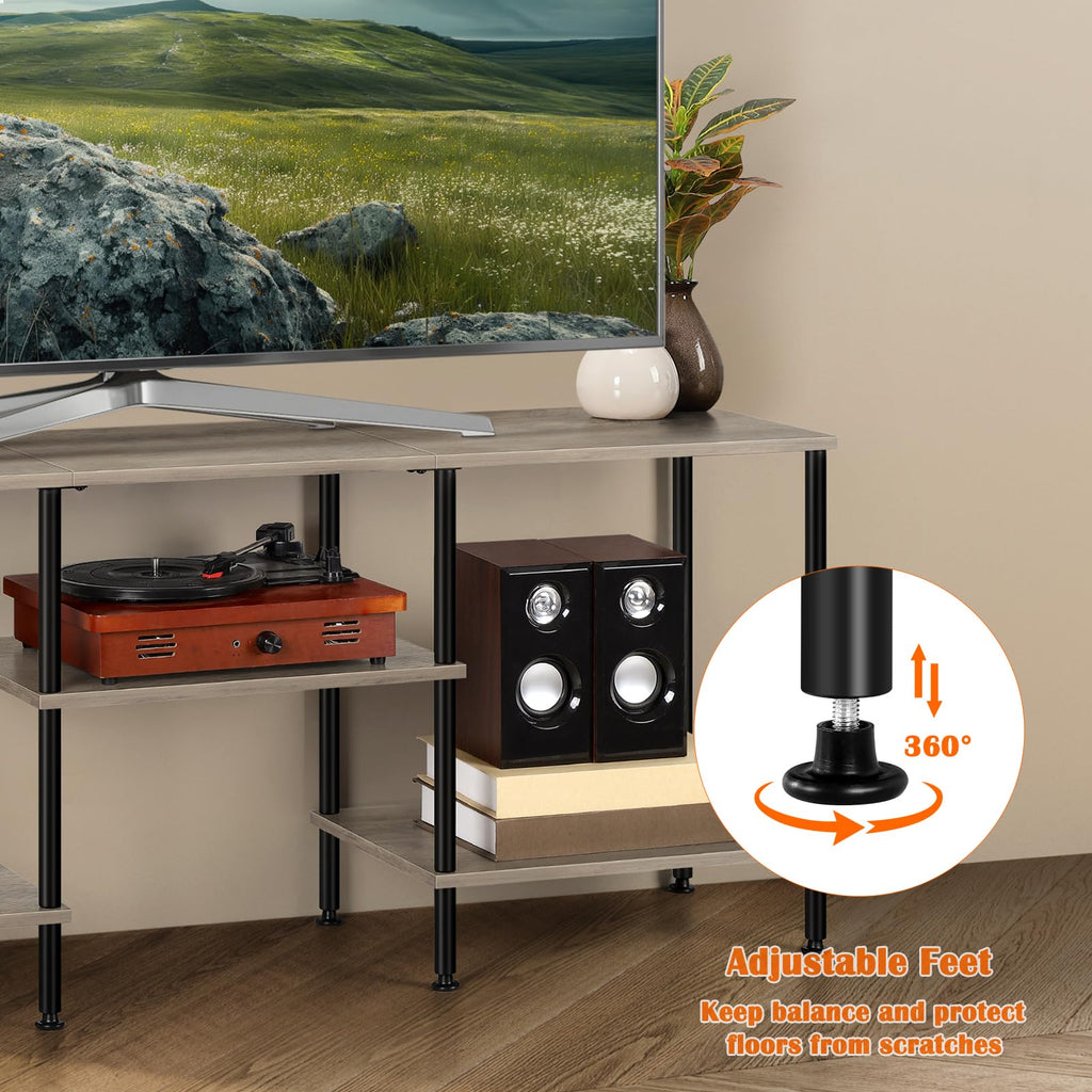 50 Inch Rustic Grey TV Stand C24287