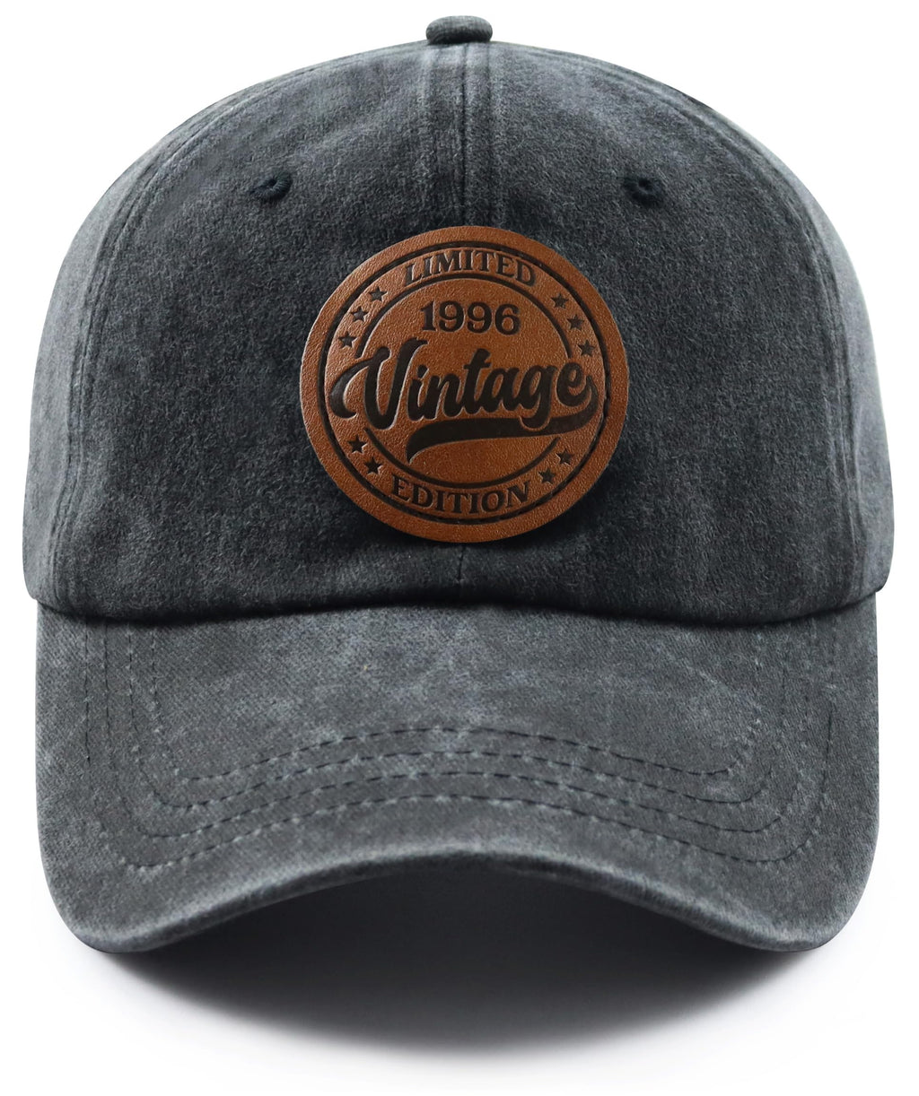 Vintage Adjustable Leather Patch Baseball Cap B71482