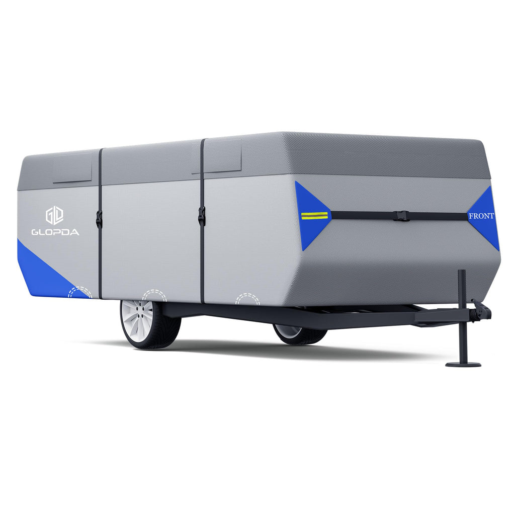 14' - 16' Waterproof Anti-Tear Pop Up Camper Cover V410575