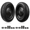 4.80/4.00-8 Flat Free Wheelbarrow Tire and Wheel X140741