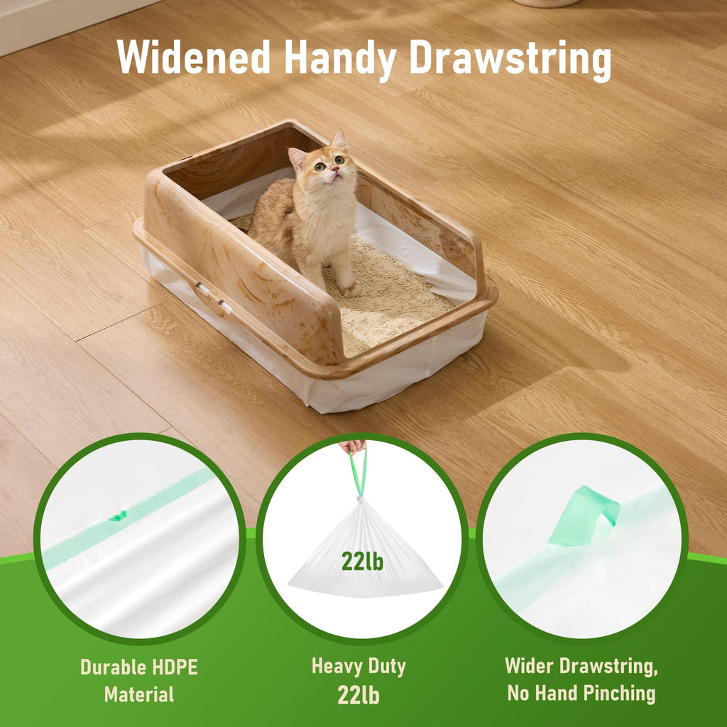 Cat Litter Box Liners Large 20 Count W300618