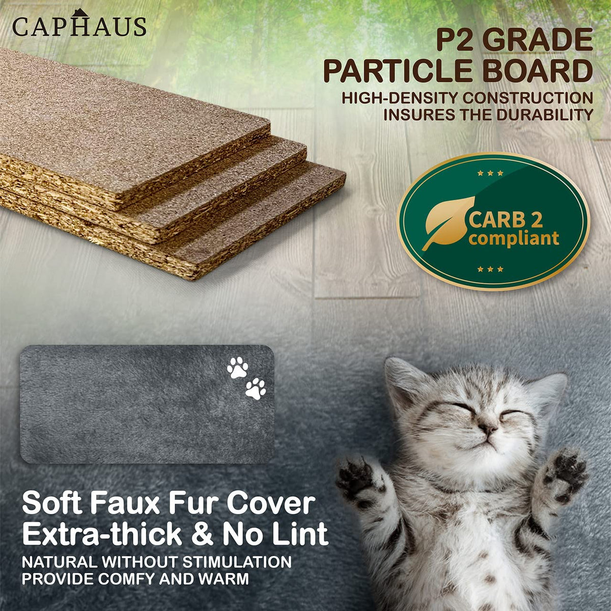 70-Inch Multi-Level Cat Tree with Scratching Posts W178