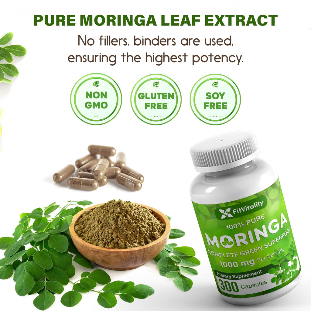 Moringa Capsules 300 Count B956029