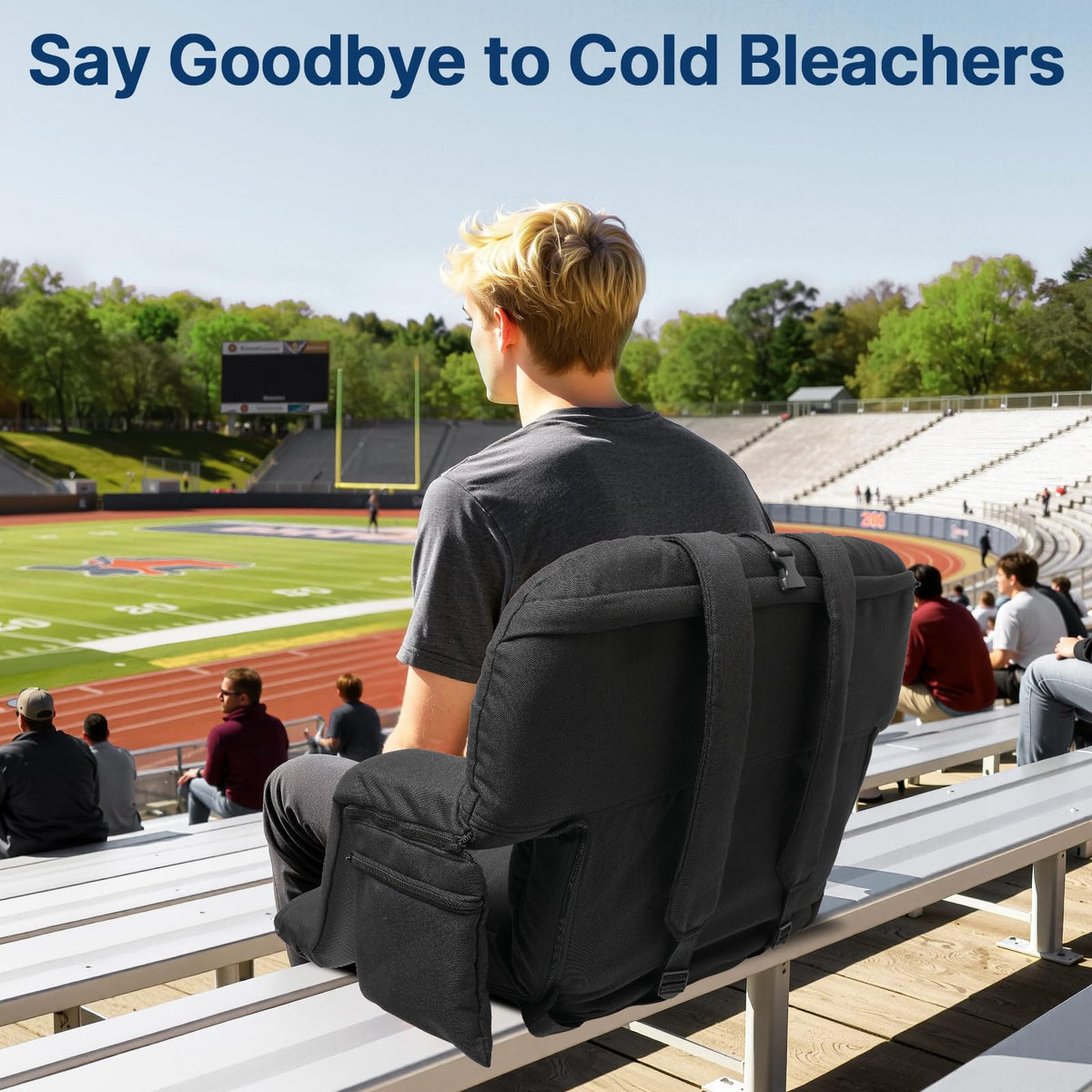 25'' Stadium Seat with Back Support, 2pcs W962