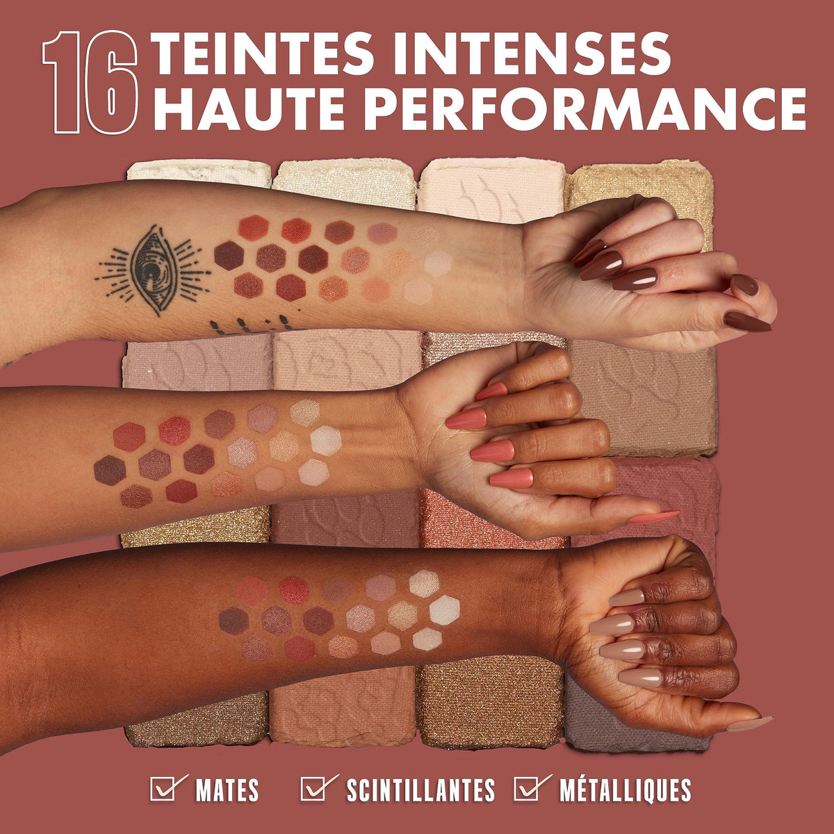 Warm Neutrals Eyeshadow Palette T907