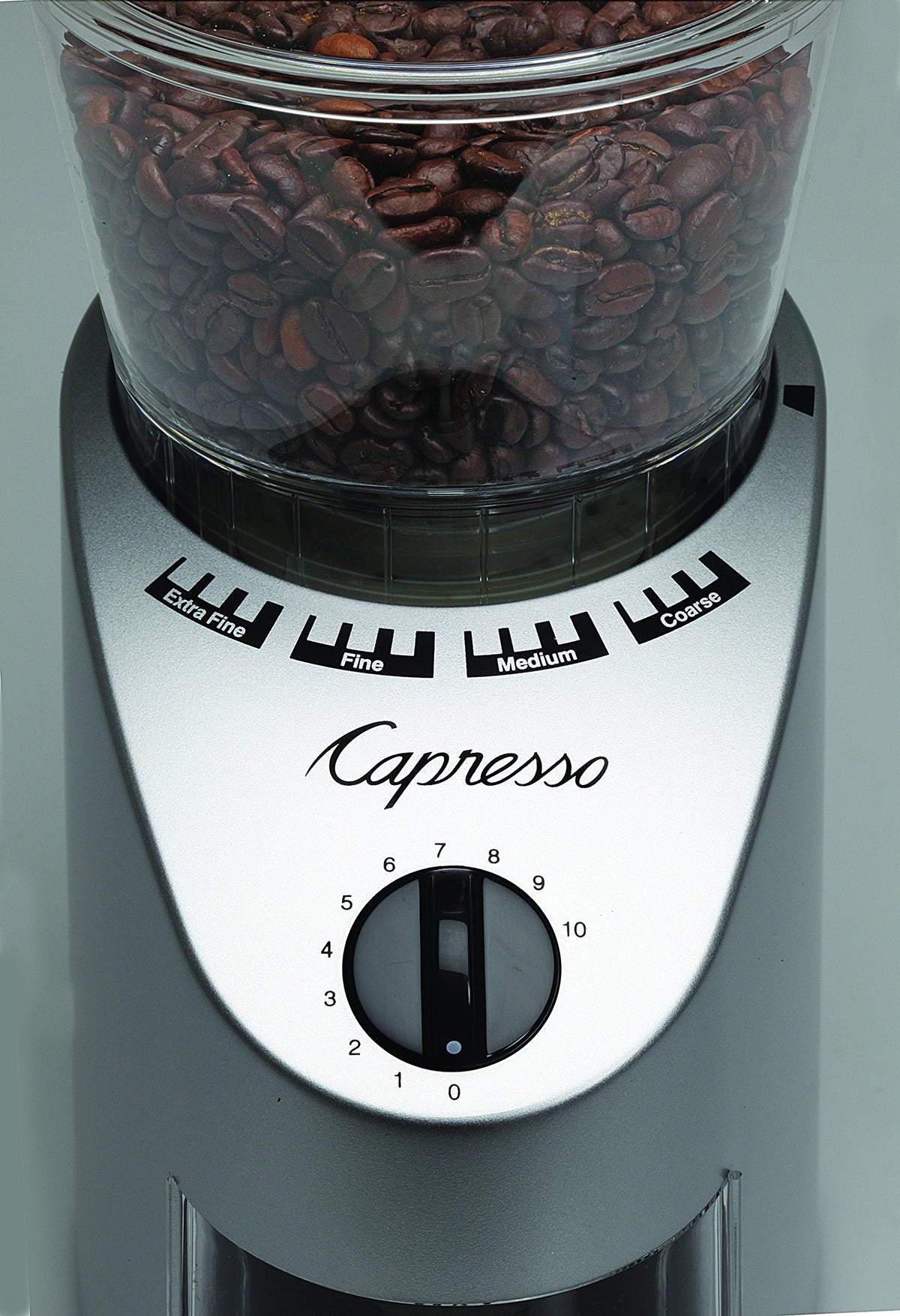 Conical Burr Grinder, Brushed Silver A58683