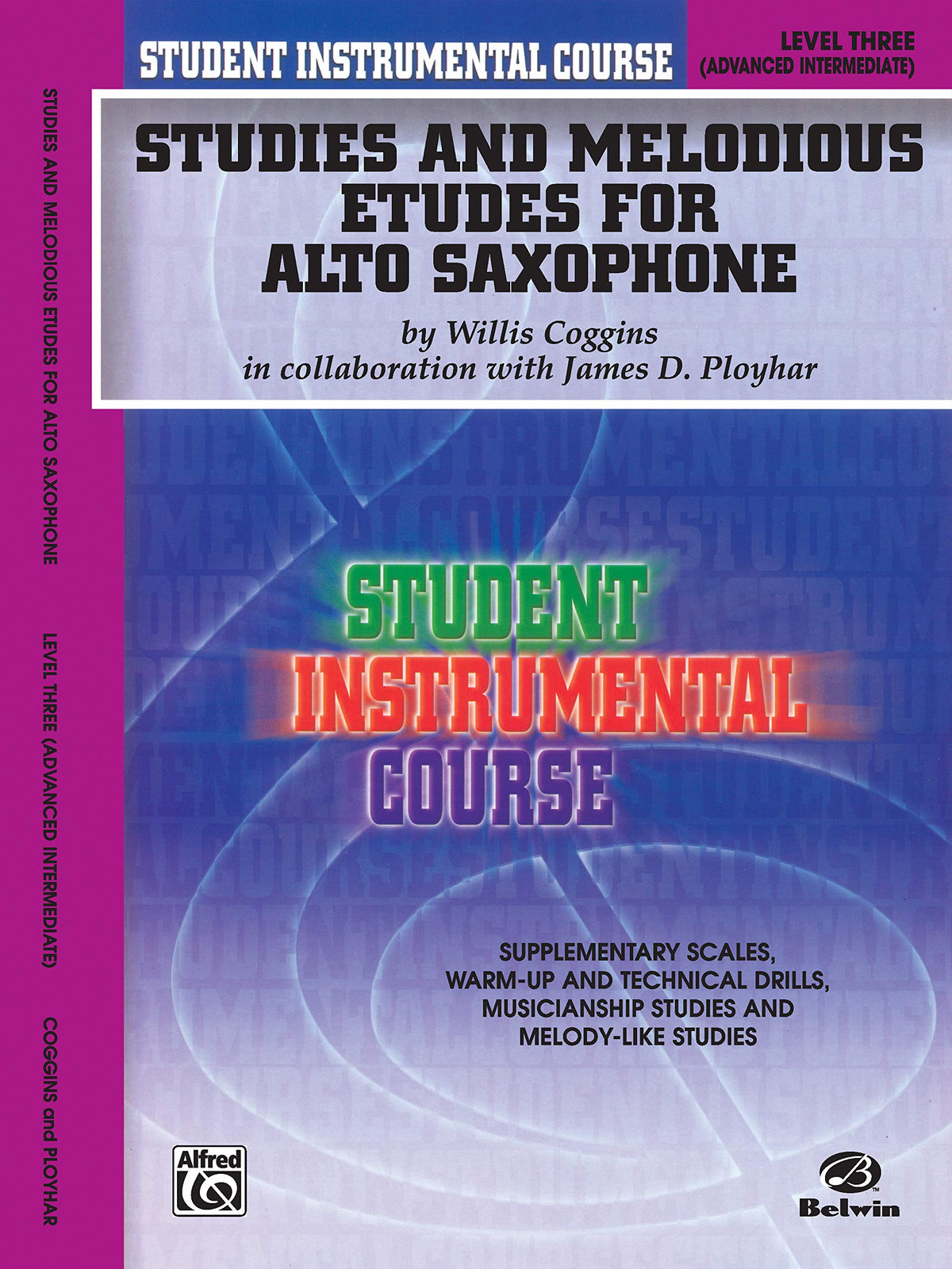 Alto Saxophone Studies and Melodious Etudes Level III P62397